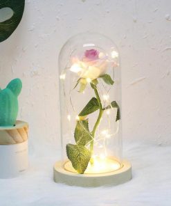 rose eternelle sous verre