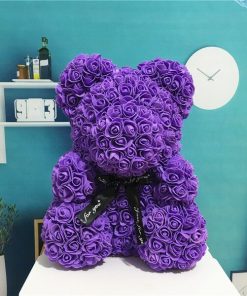 ours en rose violet